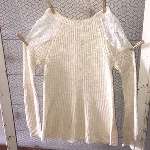 Cloudchaser cream knit sweater